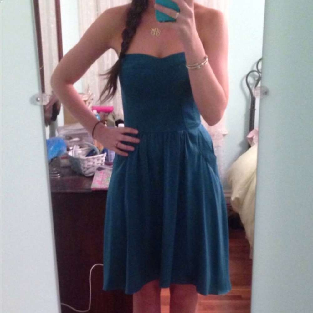 Rebecca Taylor Silk High-Lo Dress - Picture 2 of 5